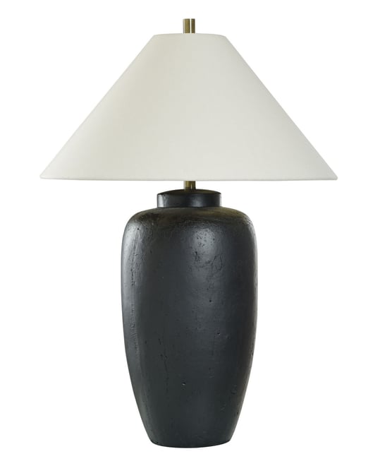 35" Glass Bandzi Table Lamp