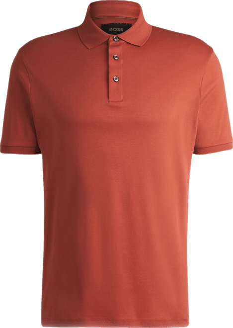 Boss by  Men's Mercerized Cotton Regular-Fit Polo Shirt