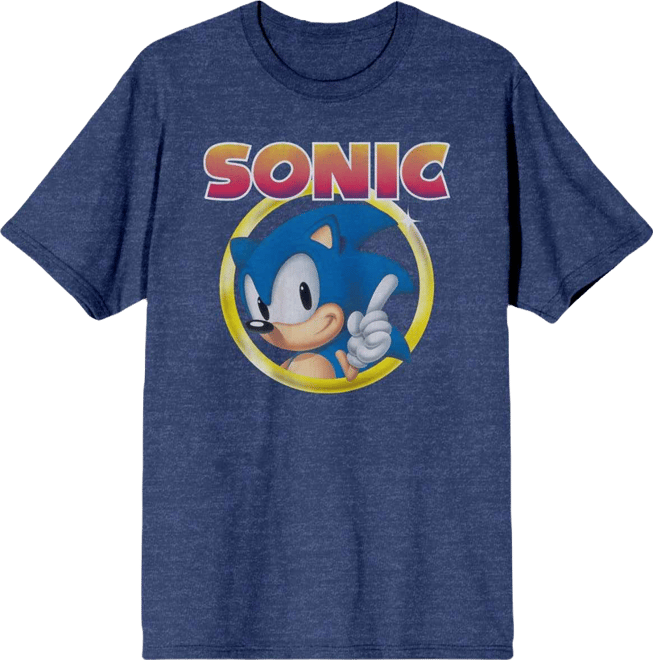 Men's Classic Character and Title Navy Blue Graphic