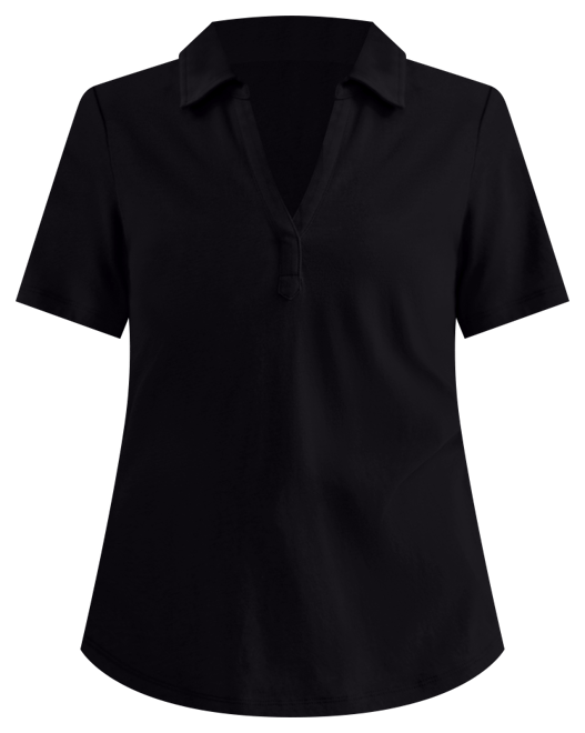 Women's Short-Sleeve Knit Polo Shirt, Exclusively at Macy's