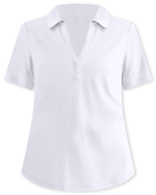 Women's Short-Sleeve Knit Polo Shirt, Exclusively at Macy's
