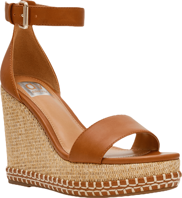 Women's Tammara Ankle-Strap Platform Whipstitch Wedge Sandals