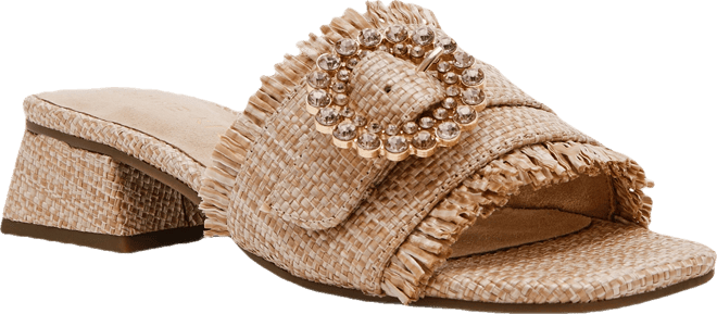 Women's Nahla Embellished Buckle Block Heel Dress Sandals