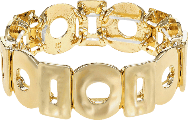 Liz Claiborne Hammered Womens Stretch Bracelet