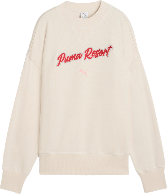 PUMA Premium Essentials Women's Oversized Graphic Crew Sweatshirt