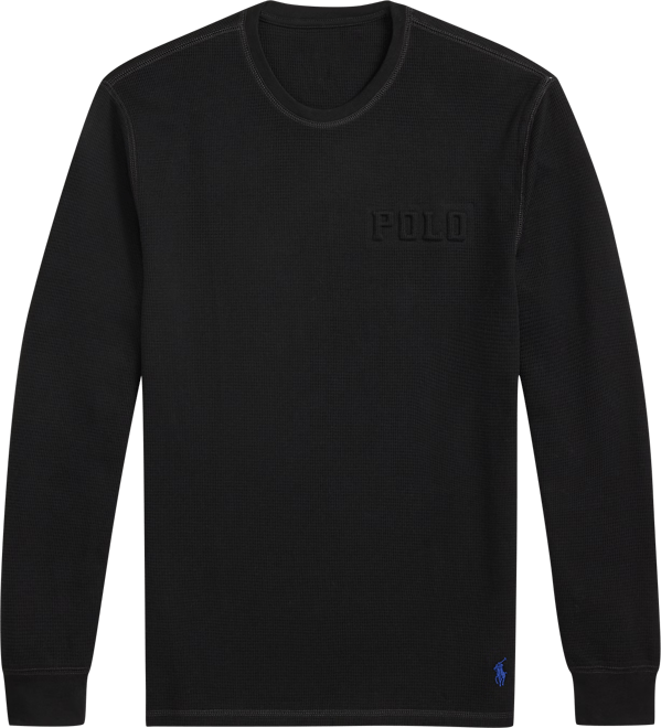 Shop Polo Ralph Lauren Embossed Thermal PWLE2F-AA8V black | SNIPES USA
