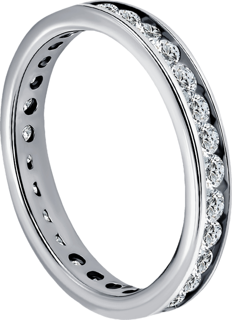 Cubic Zirconia Eternity Band in 18k Gold-Plated Sterling Silver, Exclusively at Macy's