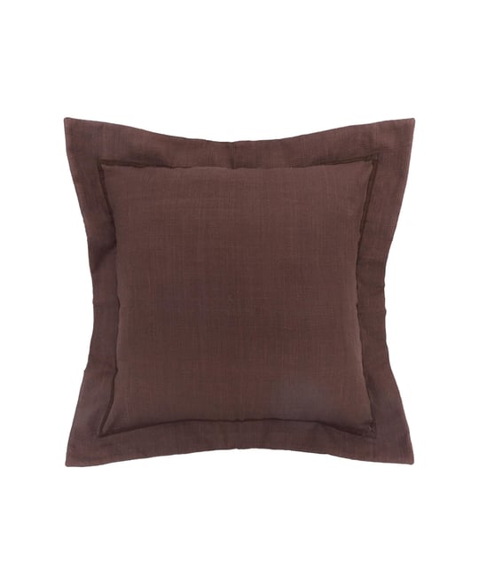 Cocoa Flange 18" x 18" Throw Pillow