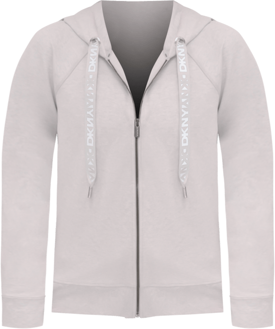 Women's Two-Tone Zip-Front Long-Sleeve Hoodie