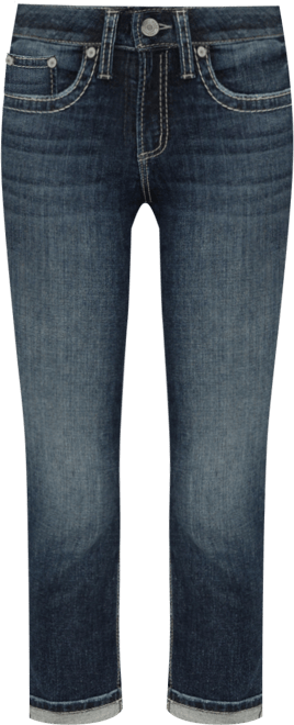 Women's Suki Mid Rise Curvy Fit Capri Jeans