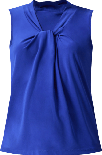 Women's Sleeveless Knot Front Jersey Top