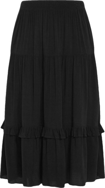 Plus Size Devine Beauty Plain Skirt