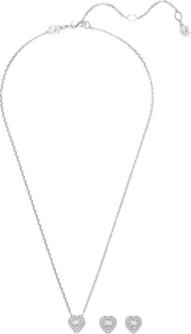 Swarovski Ariana Grande x Swarovski® Rhodium Plated Heart Mixed
