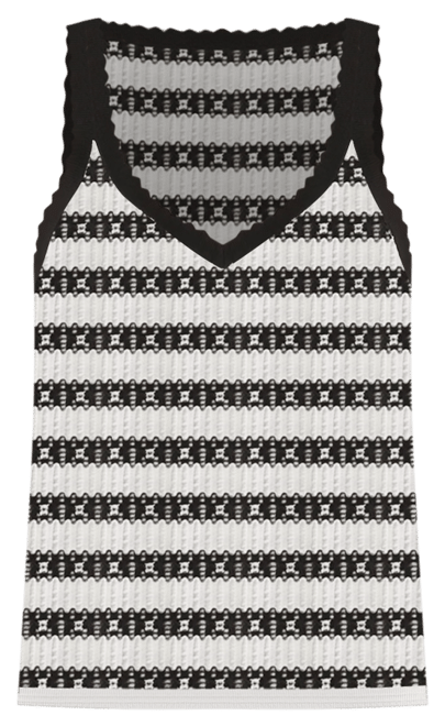 Textured Sweater Tank Top