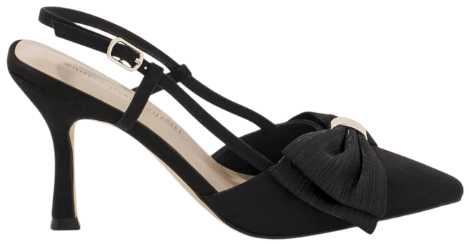 Bow Slingback Pump
