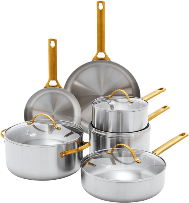 Reserve Stainless Steel 10-Piece Cookware Set
