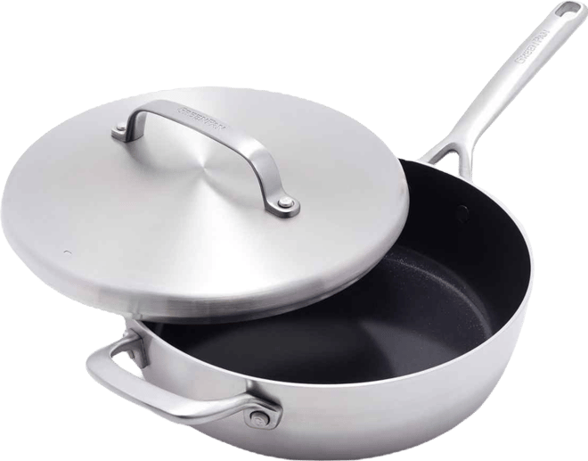 GP5 Stainless Steel 4-Quart Saute Pan with Lid