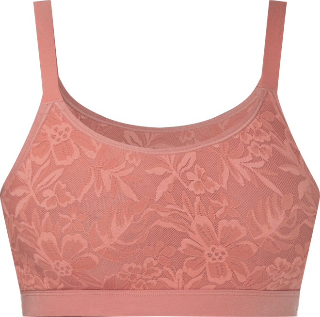 Women's Breathe Lace-Overlay Bralette Dfcmbr