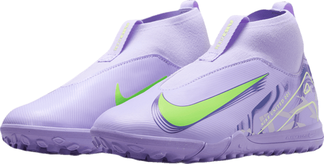 Nike United Jr. Mercurial Superfly 10 Academy Tacos de fútbol TF de corte high para niños grandes
