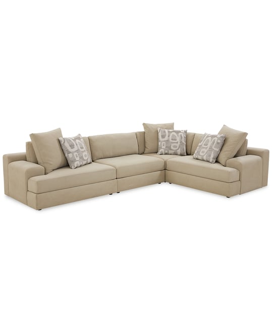 Klarke 4-Pc. L Sectional, Exclusively at Macy's