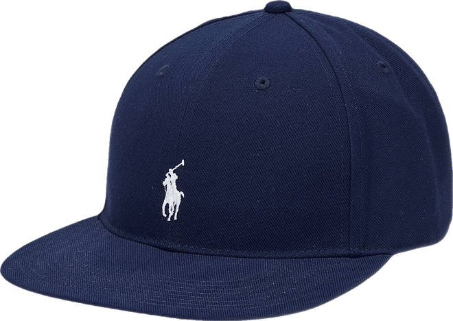 ★POLO RALPH LAUREN★ Twill High Crown Ball Cap Navy MAPOHGS Twill High-Crown Ball Cap