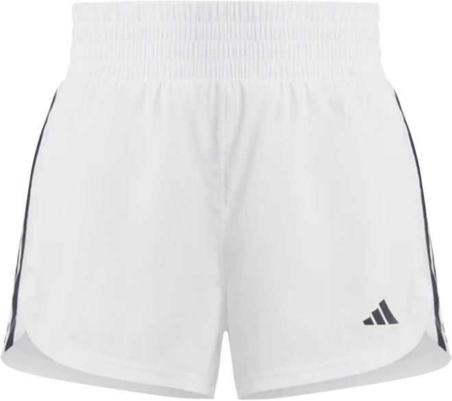 Women's Pacer Training 3-Stripes Woven High-Rise Shorts