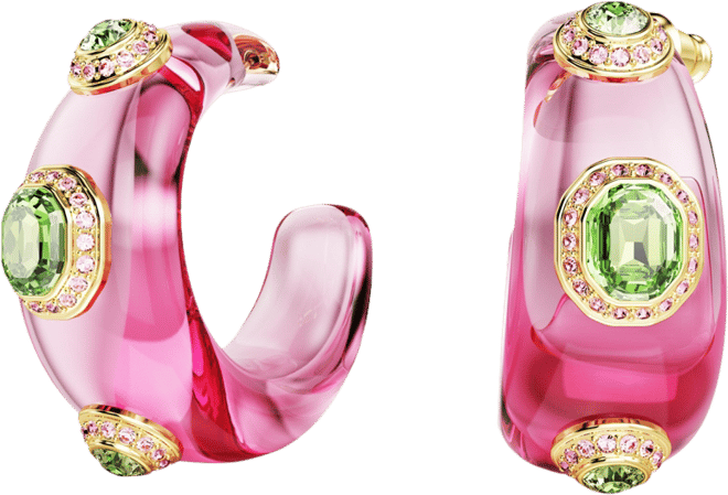 Dulcis Gold-Tone Plated Hoop Earrings