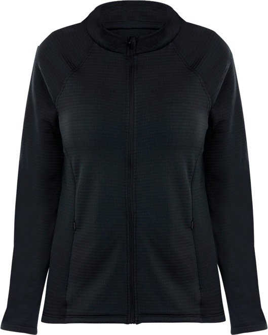 Coral Bay Golf Womens Active Textured Zip-Up Jacket