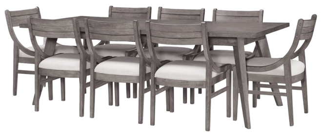 Greystone Ii 9-Pc. Dining Set (Rectangular Table & 8 Side Chairs)