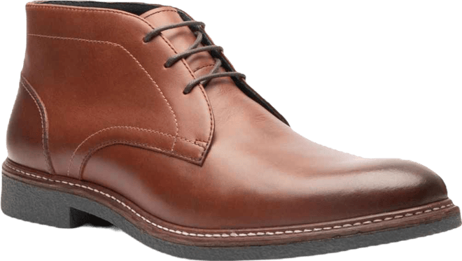 Men's Alder Casual Three-Eyelet Leather Chukka Boots