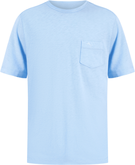 Men's Short Sleeve Crewneck Pocket Canal T-Shirt