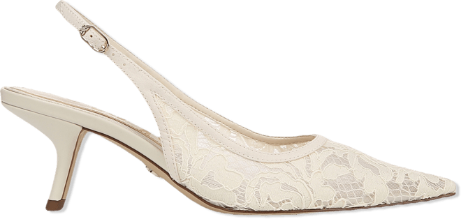 【Sam Edelman】◆大人気◆BIANKA MESH SLINGBACK HEEL◆IVORY◆ Sam Edelman Bianka Slingback Pump | Women's Heels