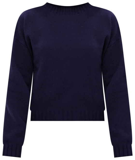 Navy Knit Milly Crewneck Sweater
