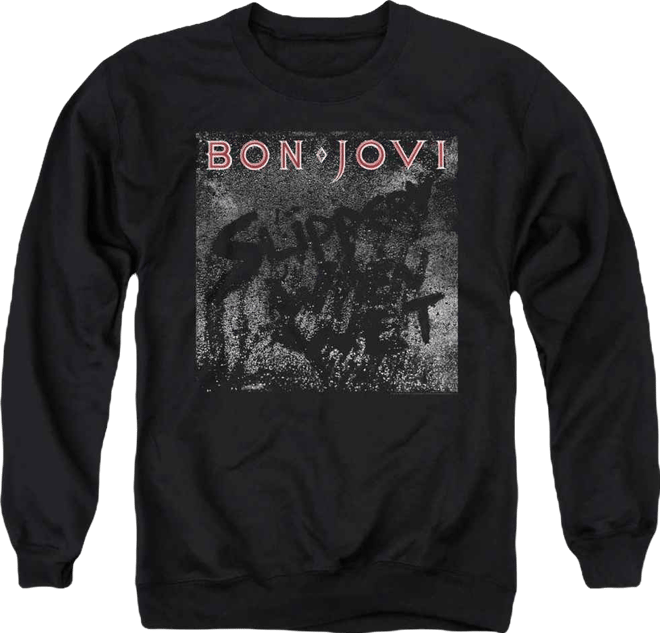 Mens Slippery Cover Adult Crewneck Sweatshirt