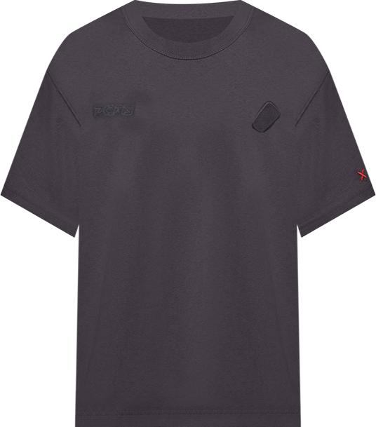 Men's Oversized Tee With Emboss Detail