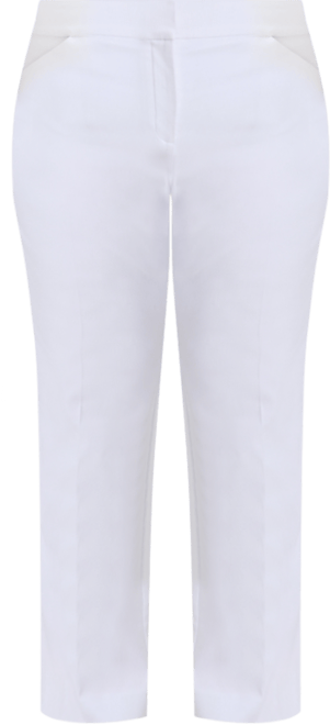 Plus Size Curvy-Fit Straight-Leg Pants, Exclusively at Macy's