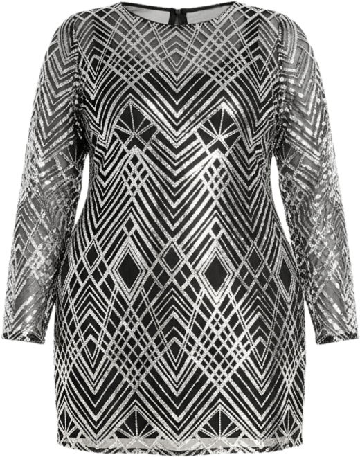 Plus Size Braylin Sequin Dress