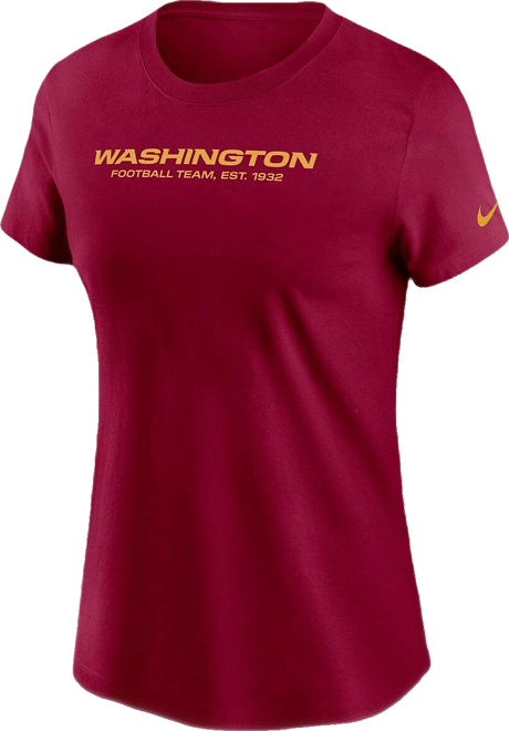 Women's Burgundy Washington Football Team Logo Essential T-Shirt
