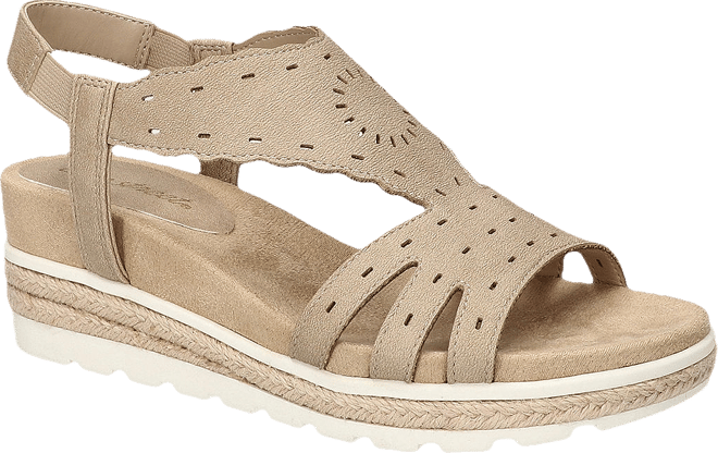 Easy Street Womens Fran Wedge Sandals