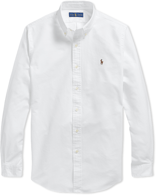 Polo Ralph Lauren Men's Custom Fit Oxford Shirt - Macy's