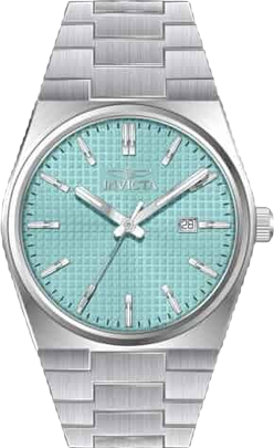 Men's 48394 Speedway Quartz 3 Hand Light Blue Dial Watch