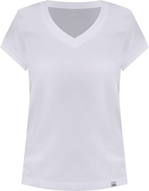 Sport Women's Crewneck Short-Sleeve Side-Ruched Top