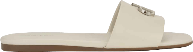 Women's Yancie Logo Flat Slide Sandals