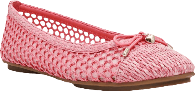 Women's Luci Raffia Cap Toe Ballet Flats