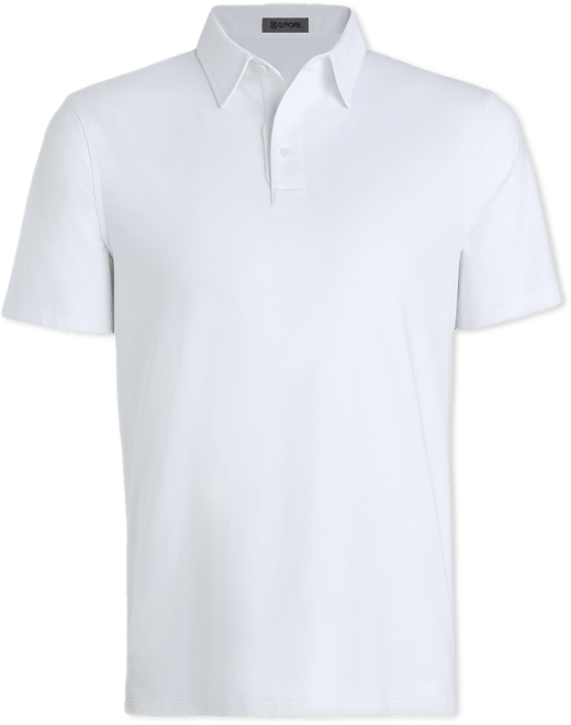 gfore ホワイトエンボスゴルフシャツ セール】エンボスプリント 半袖ボタンダウンシャツ【adidas Golf