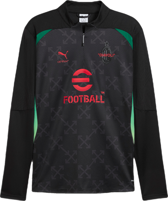 PUMA AC MILAN x OFF-WHITE™ Men's Pre-Match Quarter-Zip Top