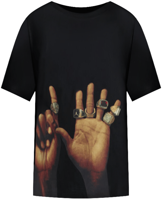 Shop Jordan Flight MVP Rings T-Shirt HJ2322-010 black