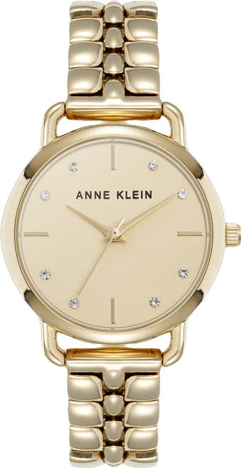 Women's Quartz Signature Gold-Tone Metal Alloy Watch, 30mm