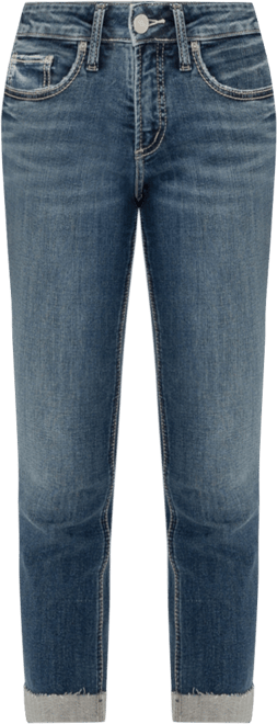 Women's Britt Low Rise Curvy Fit Capri Jeans