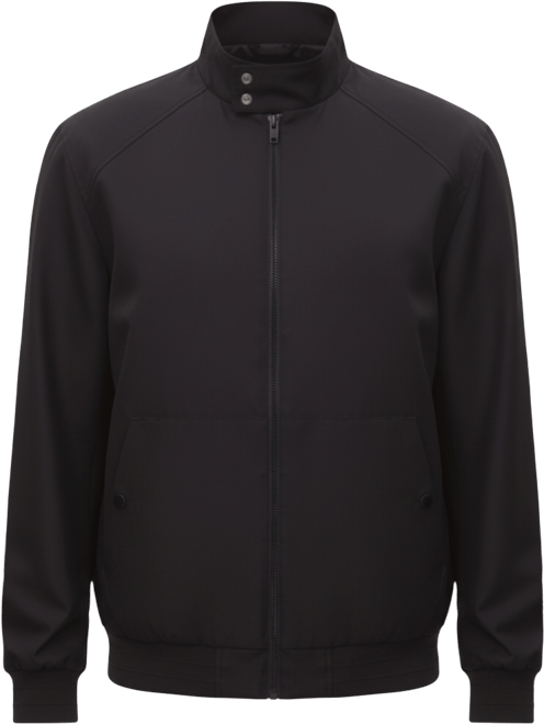 Men's Classic Full Zip Bomber Jacket